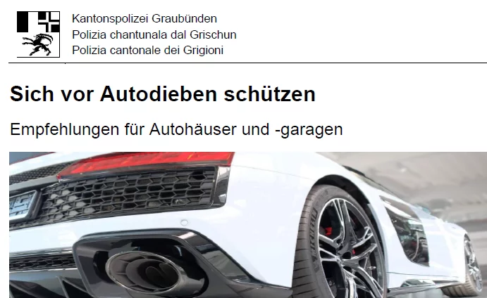 
										Sich vor Autodieben sch&uuml;tzen
									