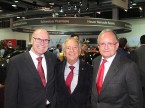 Markus Hutter (ex-Nationalrat und ESA -Präsident), André Hefti (Auto-Salon Genf) und François Launaz (auto-schweiz)